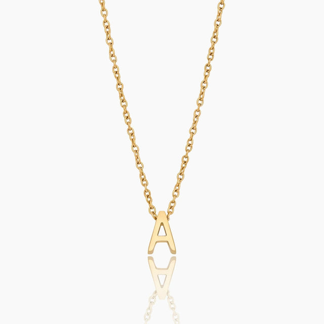 Delicate Necklace with Initial Charm