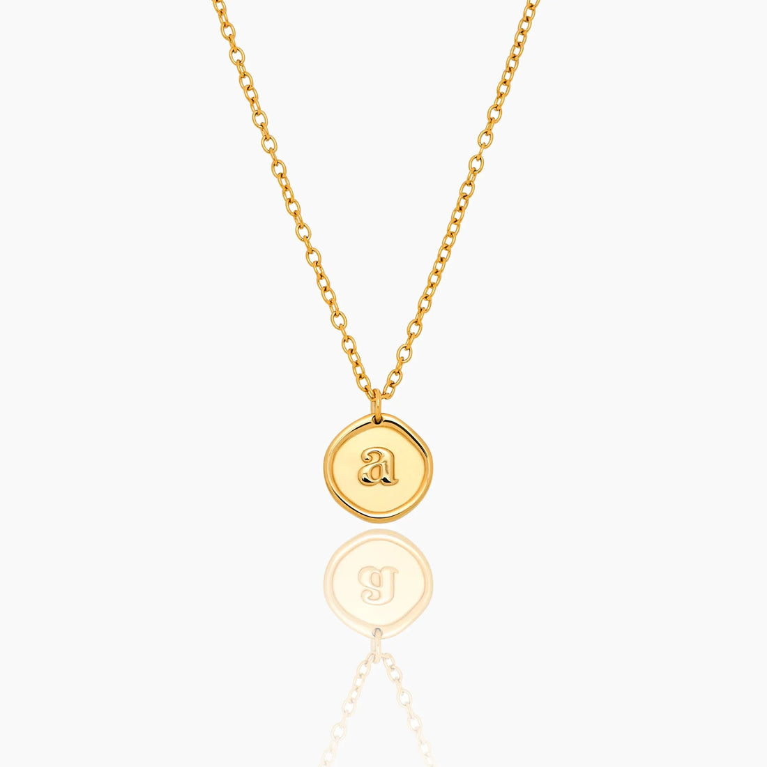 Necklace with Initial Signet