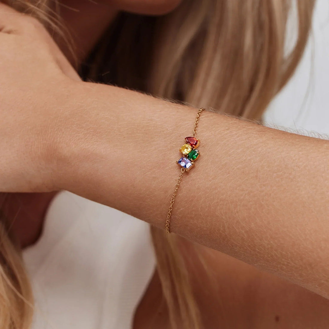 Personalised Legacy Bracelet with Birthstones