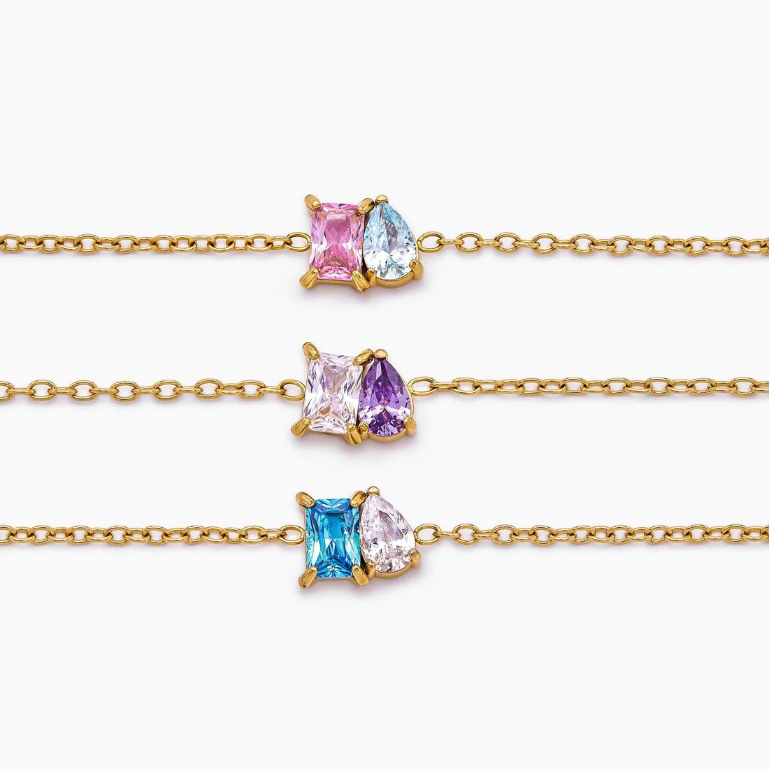 Forever Duo Bracelet with Birthstones