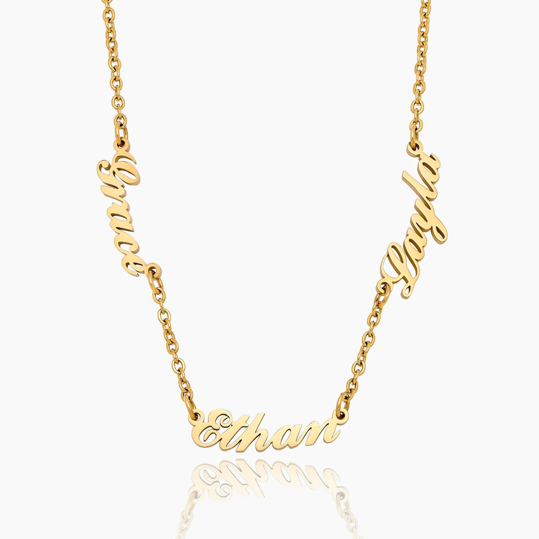 Necklace with Multiple Names
