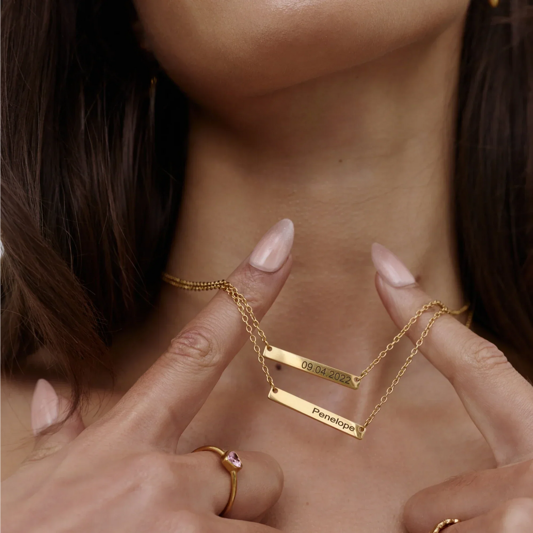 Customisable Bar Necklace