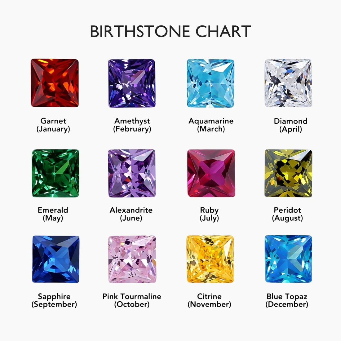 Initial Bracelet with Birthstone