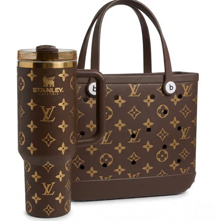 LuxeCarry Bogg-Style Duo — Tote + 40oz (1.18L) Tumbler