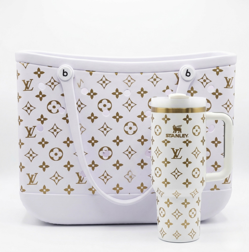LuxeCarry Bogg-Style Duo — Tote + 40oz (1.18L) Tumbler