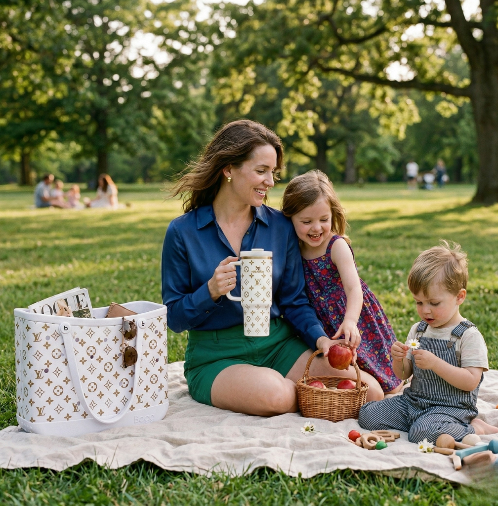 LuxeCarry Bogg-Style Duo — Tote + 40oz (1.18L) Tumbler