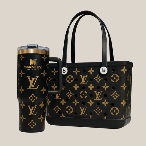 LuxeCarry Bogg-Style Duo — Tote + 40oz (1.18L) Tumbler
