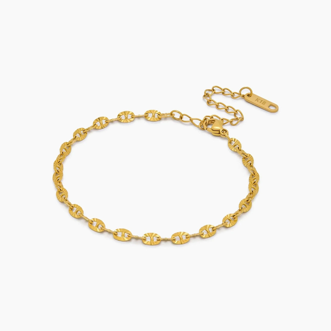 Bold Sequin Link Chain Bracelet