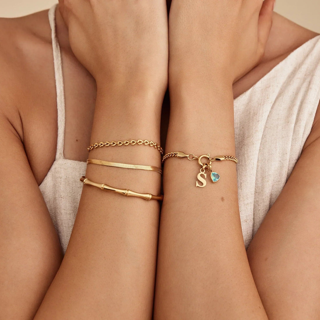 Gold Bamboo Bangle