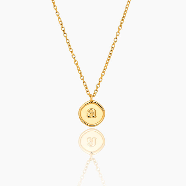 Necklace with Initial Signet