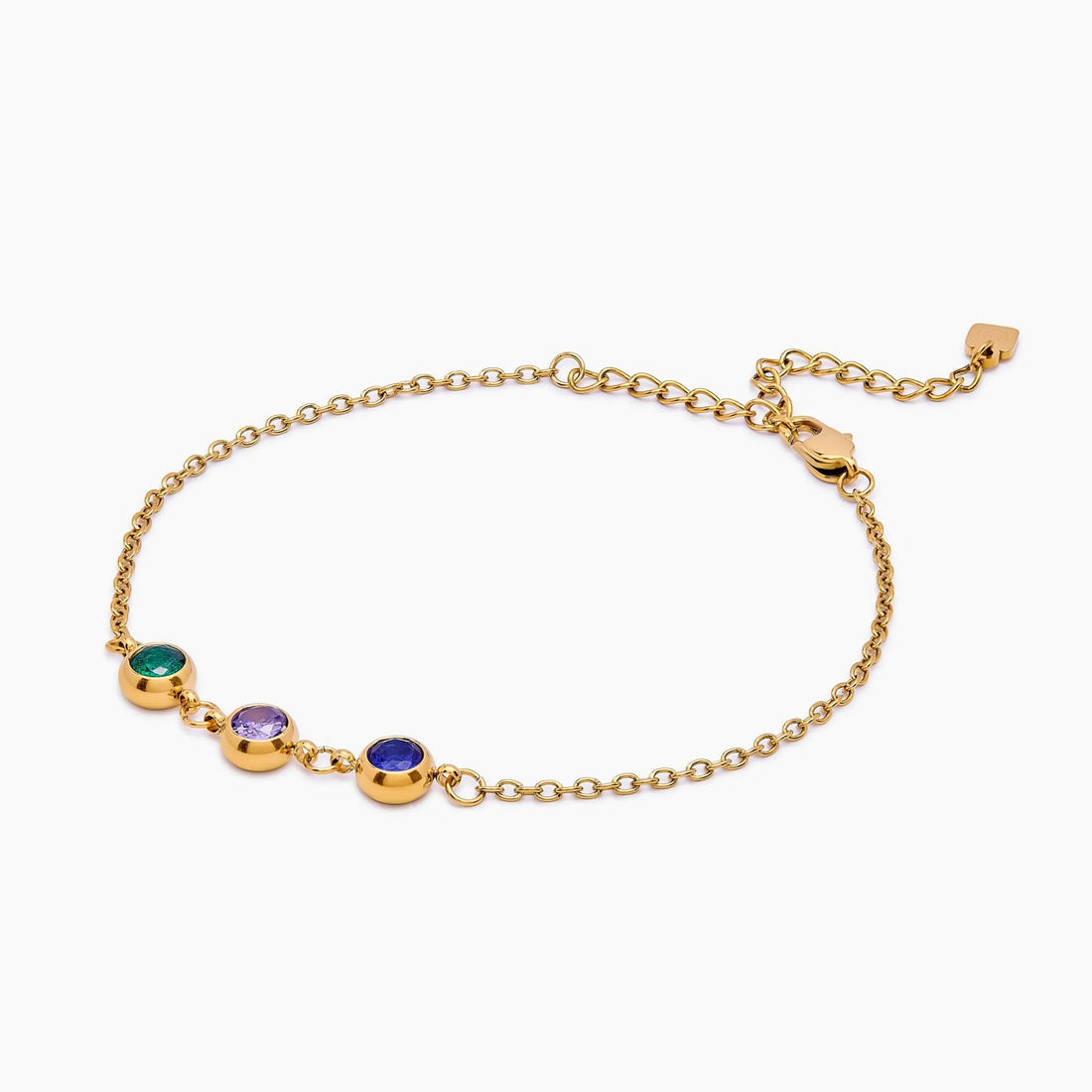 Personalised Bracelet with Multiple Birthstones