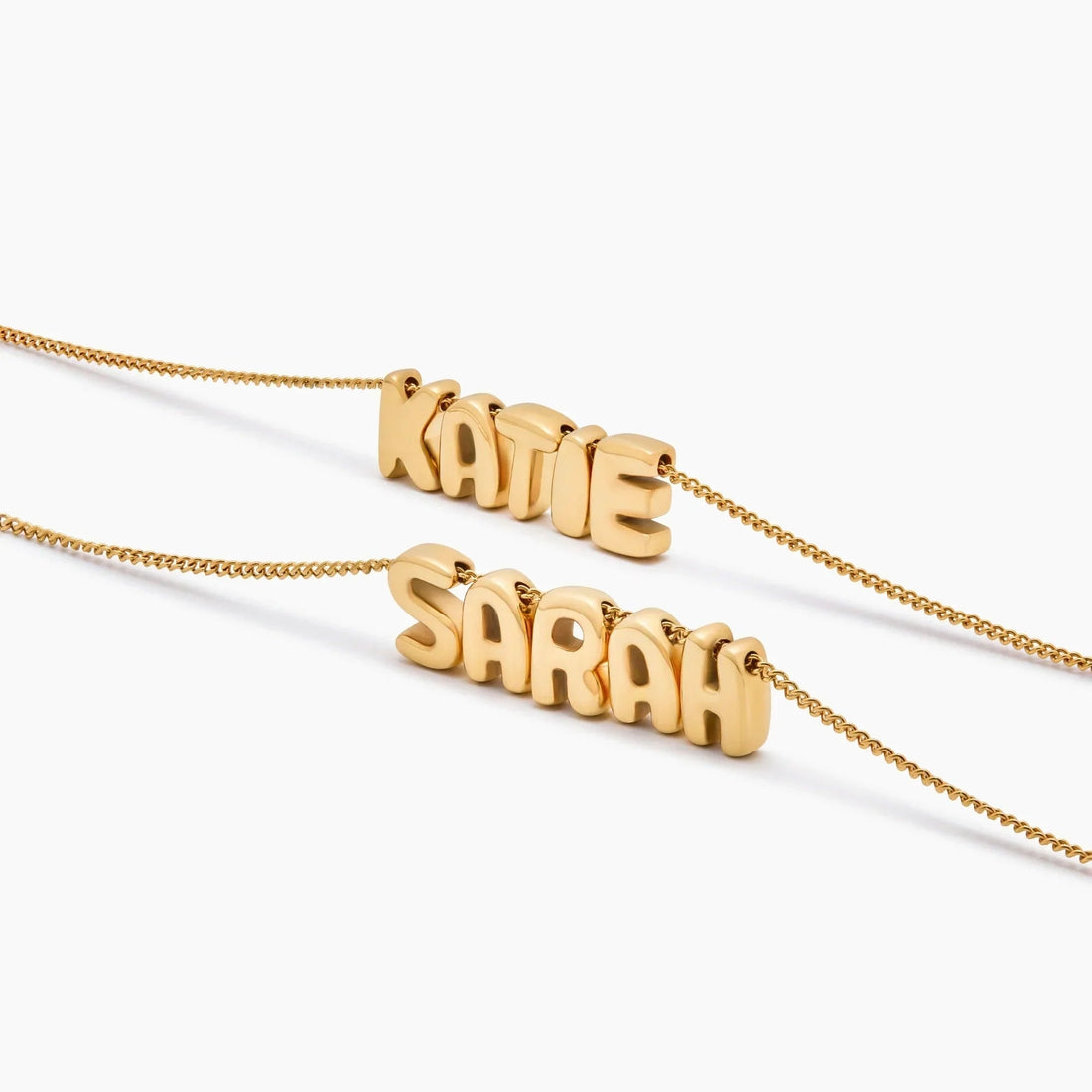 Bubble Personalised Name Necklace