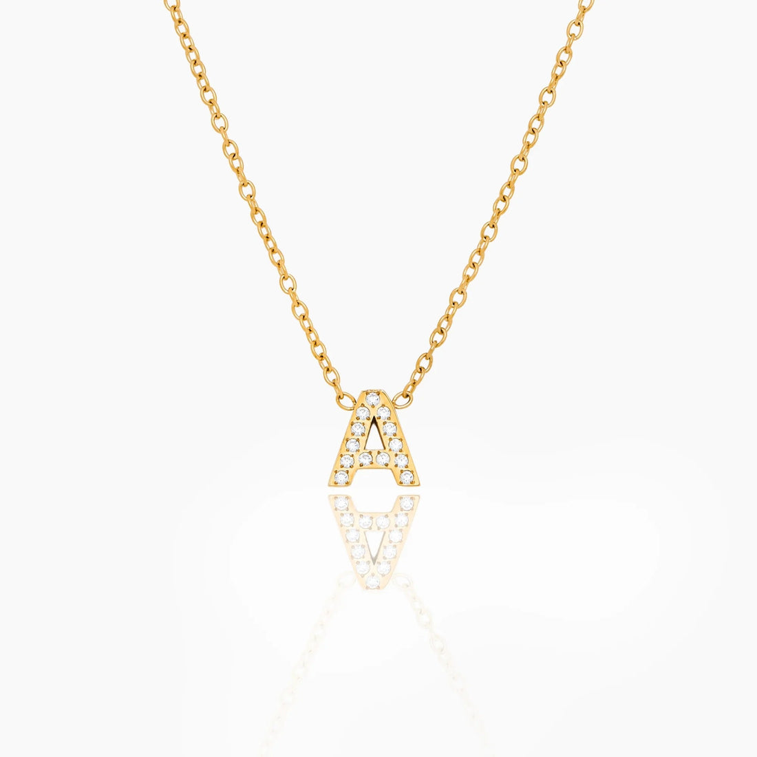 Pavé Initial Necklace