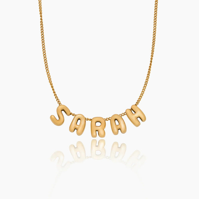Bubble Personalised Name Necklace