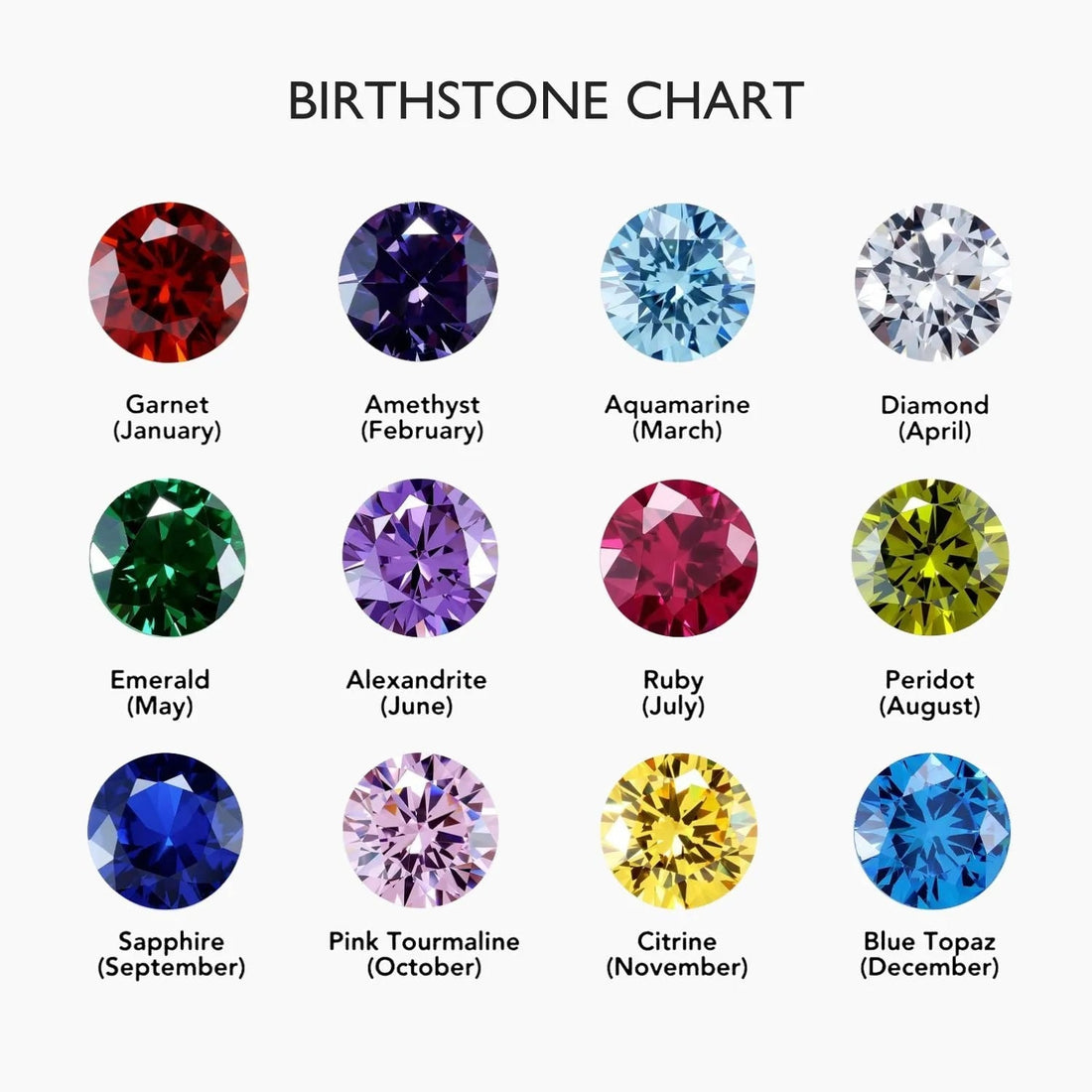 Mini Charm Bracelet with Birthstone