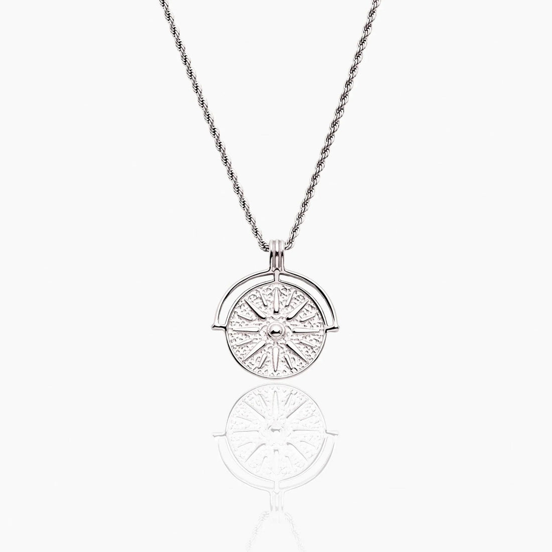 Compass Medallion Necklace