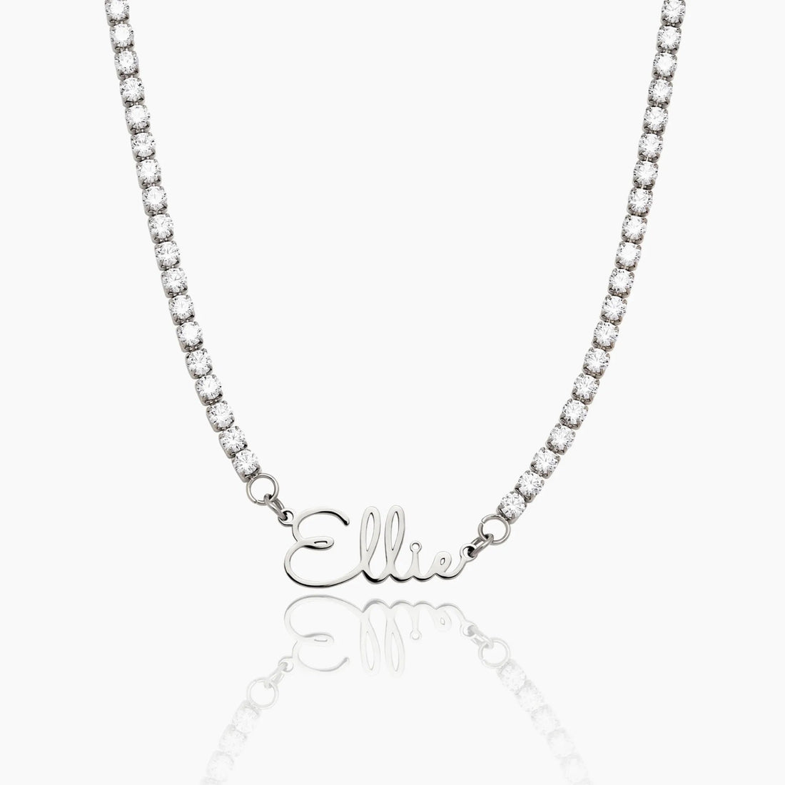 Signature Tennis-Style Name Necklace